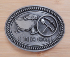 ⛏ NEW!! Coal Miners I DIG COAL Tradesman Occupational Belt Buckle