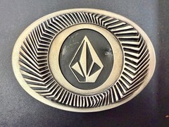 VOLCOM Apparel Company Diamond Logo 90&rsquo;s Metal Cast Original Promo Belt Buckle