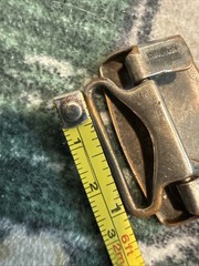 VINTAGE HICKOK PLATE BUCKLE Bronze