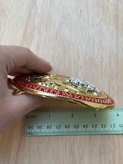 Western Buckle Gold Silver Red Longhorn Horseshoe Cowboy Fit 2 » Hebilla Vaquero