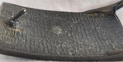 NAPA REGAL RIDE SHOCK ABSORBERS HEAVY METAL BELT BUCKLE, Stamped P-119 EUC