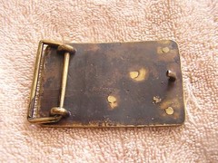 Vintage Johnson Inlay Belt Buckle David