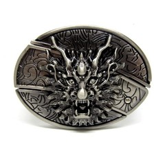 Western Men 3D Dragon Head Belt Buckle Perfect Gift for Men