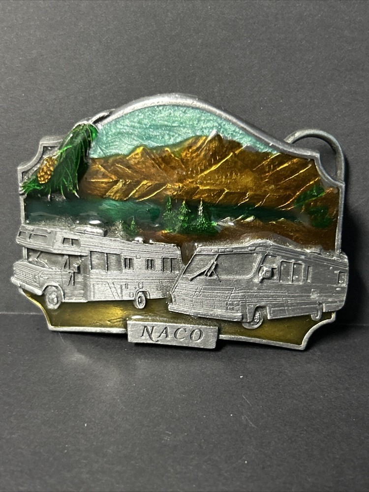 1992 Siskiyou Thousand Trails NACO Limited Edition 143 Of 500 Belt Buckle