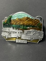 1992 Siskiyou Thousand Trails NACO Limited Edition 143 Of 500 Belt Buckle