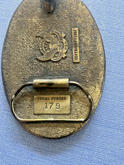 Vintage « The State Of Texas » The Great American Buckle Co. Belt