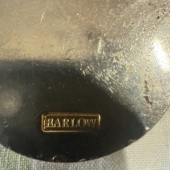 NWOT Barlow Goldtone Lab Labrador Dog Keyring