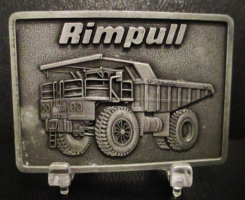 Rimpull RD100 Haul Dump Truck Belt Buckle Mining & Artic Energy Vehicle Dart KS