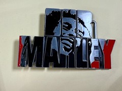 BOB MARLEY Block Letters Jamaica Iconic Reggae Music Artist Reggae Belt Buckle
