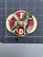 Fire Department Maltese Cross Dalmatian Belt Buckle (24)