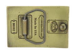 U.S. Army Enamel Bronze Metal Belt Buckle