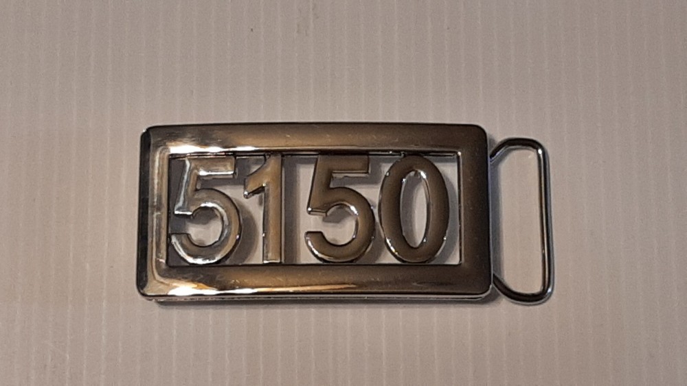 5150 CUSTOM Belt Buckle-Put ANY LETTERS &/OR NUMBERS on Buckle