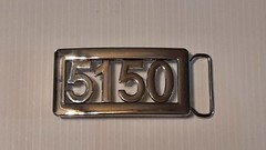 5150 CUSTOM Belt Buckle-Put ANY LETTERS &/OR NUMBERS on Buckle