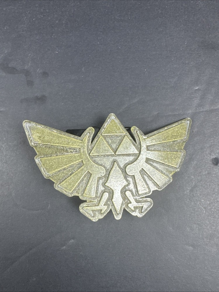 The Legend Of Zelda Belt Buckle Nintendo Gold 2016 Rare