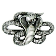 Snake Belt Buckle Western Cowboy Native American Motorcyclist (SNK-03)
