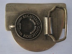 1979 Heritage Mint Registered Collection Solid Brass North Dakota Belt Buckle