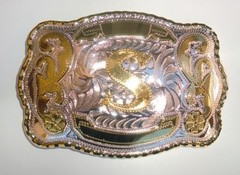 NEW INITIAL  » S  » RODEO BIG COWBOY WESTERN BELT BUCKLE