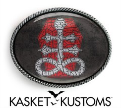 Leviathan Cross Belt Buckle – Satanic Lucifer Symbol Handmade Buckle – 820