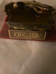 1978 Raintree Belt Buckle~3D Mallard Duck~Enamel & Brass Finish