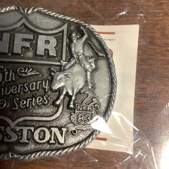 NEW VTG Hesston National Finals Rodeo NFR Belt Buckle – 25th Anniversary 1959-83