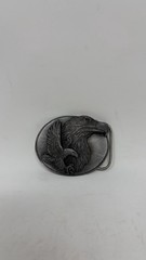 Siskiyou Double Eagle Pewter Belt Buckle Western X-89 90s Y2k Style USA Vintage