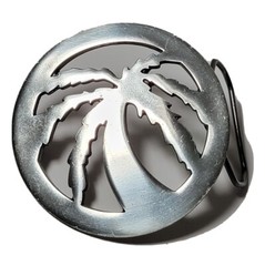 2004 Palm Tree Belt Buckle Great American Products BKL 4666