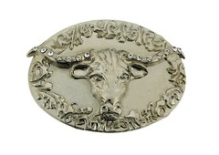 belt buckles lot 6 pieces Collection Men Vintage Bull Rodeo Western Chopper New