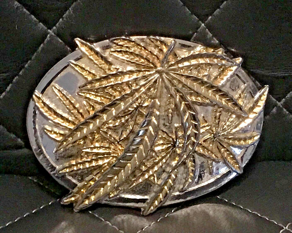 Reggae Rasta Marijuana Leaves Weed Hemp Culture Belt Buckle 420