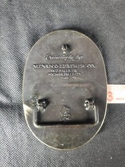 1979 3D 1ST INTERNATIONAL TREASURE HUNT Metal Detector BELT BUCKLE TEXAS ***