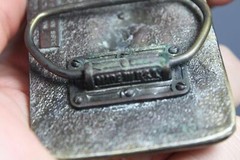 Vintage B.A.S.S. Bass Anglers Sportsman Society 1988 Brass Belt Buckle USA Made