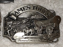 Vintage Gold Rush of 1849 Ames Tools 1985 Siskiyou Buckle Co. Ltd Ed. Pewter
