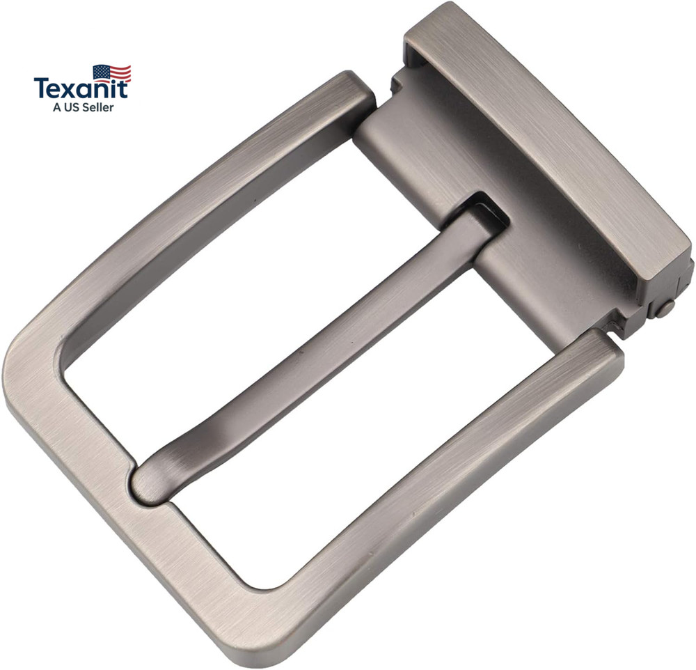 1.5 Inches (38-40 Mm) Belt Buckle Single Prong Square Replacement Buckle for Men