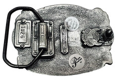 US Army buckle. Made In USA(3”-”2 1/2” )Fit for 1-1/2” Wider belt, Solid Pewter