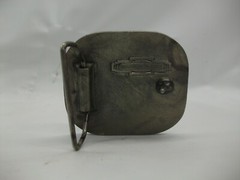 Pittsburgh Quality Tillage Tools Gray Metal 2 5/8&Prime; x 2 1/4&Prime; Belt Buckle