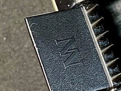Star Military? Black And Silver Color Vintage Belt Buckle Marked NN