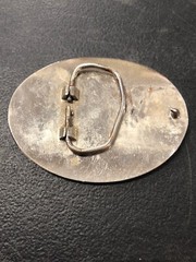 North American Hunting Club Life Member Silver Colored Metal Belt Buckle