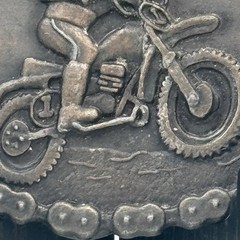 Motocross Dirt Bike Racing Belt Buckle Drive Chain Border Motorcycle Motor Sport