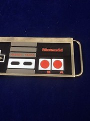 2003 OFFICIAL NINTENDO VIDEO GAME CONTROLLER BELT BUCKLE