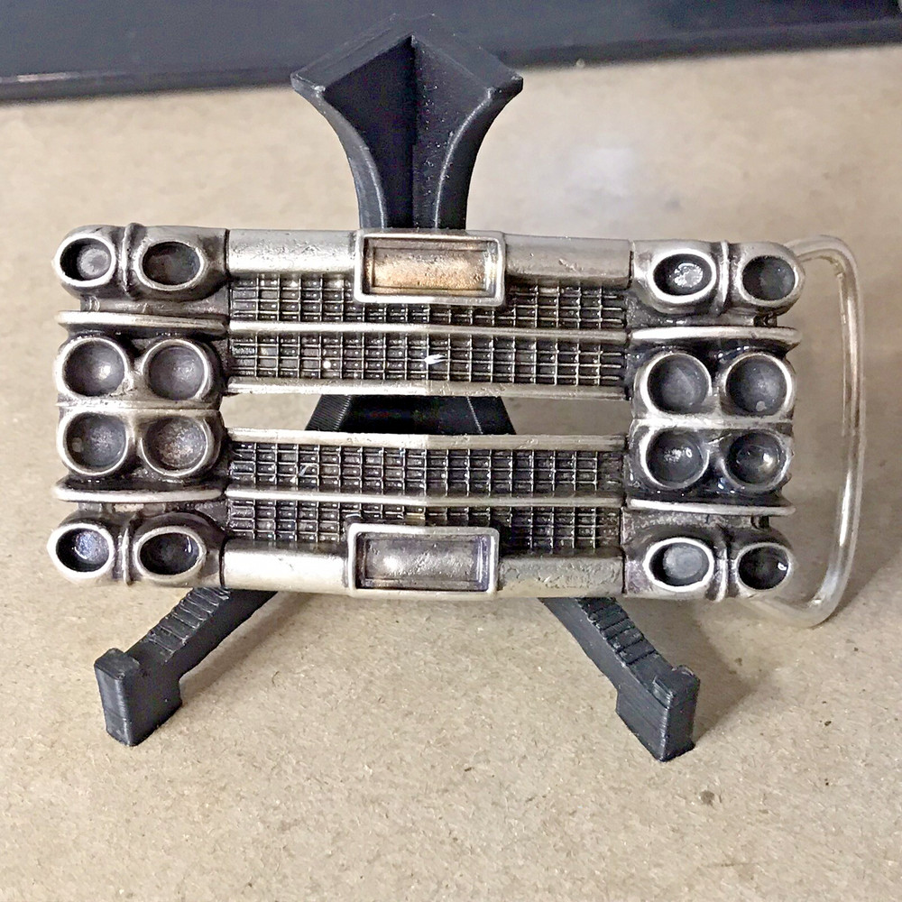 Brent Williams 2004 Double Grille Belt Buckle ~Z53~