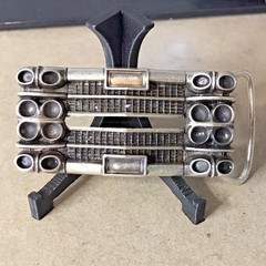 Brent Williams 2004 Double Grille Belt Buckle ~Z53~