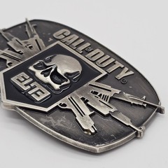 Call of Duty MW3 Modern Warfare ELITE Black Ops II Skull Logo Game Belt Buckle