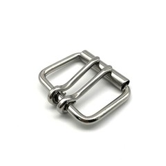 Roller Buckle Stainless Steel Rolling Bar Buckle Dog Collar Fasten Buckle 50mm
