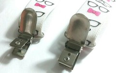 Suspenders, Teen/Adult printed with Glasses, mustaches and bow ties Claire&rsquo;s