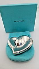 Tiffany & Co – Heart Belt Buckle – Elsa Peretti – Sterling – 2.5&Prime; x 2.5&Prime; ~#0064