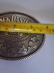 2005 Jack Daniel&rsquo;s Old No.7 Brand Metal Belt Buckle 5008JD 3&Prime;x3.75&Prime;