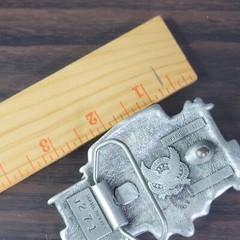 Vintage The Great American Chicago Train Caboose Mens Belt Buckle