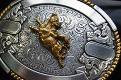 CRUMRINE Belt Buckle BULL RIDER M&F Western 38622