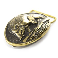 Belt buckle Wild boar hunting, Hunting belt, Solid brass buckle