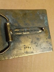 1975 Falstaff Belt Buckle Beer Alcohol Advertising U-168 Beramot Brass Works