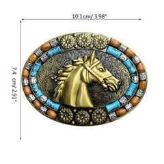 Vintage Ethnic Carved Belt Buckle Metal Teenager Belt Buckle Replacement